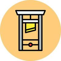 Guillotine Vector Icon Design Illustration