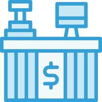 Cash counter Vector Icon Design Illustration