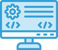 Backend Vector Icon Design Illustration