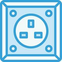 Power socket Vector Icon Design Illustration