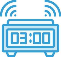 Digital alarm clock Vector Icon Design Illustration