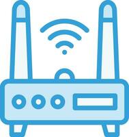 Wifi router Vector Icon Design Illustration