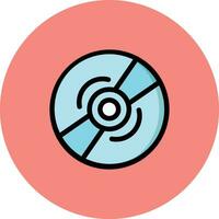 Compact Disk Vector Icon Design Illustration