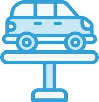 Car lift Vector Icon Design Illustration