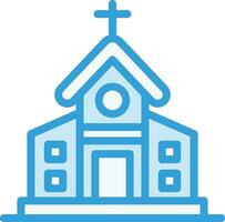 ilustración de diseño de icono de vector de iglesia