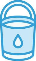 Bucket Vector Icon Design Illustration