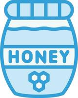 Honey Jar Vector Icon Design Illustration