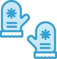 Mitten Vector Icon Design Illustration