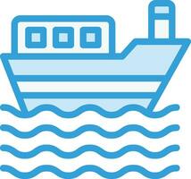 Boat Vector Icon Design Illustration