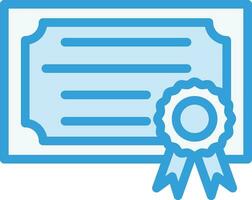 Certificate Vector Icon Design Illustration