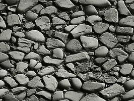 Asphalt cencrete texture background, seamless pattern, Generative AI photo