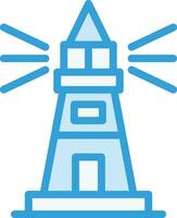 Lighthouse Vector Icon Design Illustration