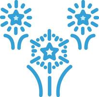 Firework Vector Icon Design Illustration