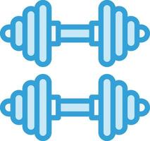 Barbell Vector Icon Design Illustration