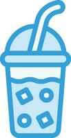 con hielo café vector icono diseño ilustración