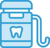 Dental Floss Vector Icon Design Illustration