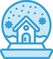 Snow globe Vector Icon Design Illustration