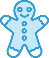 Gingerbread man Vector Icon Design Illustration