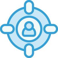 Target audience Vector Icon Design Illustration