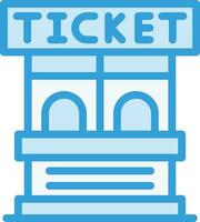 Ticket Office Vector Icon Design Illustration