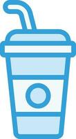 Cold Drink Vector Icon Design Illustration