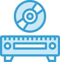 Cd Player Vector Icon Design Illustration