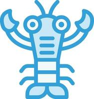 Lobster Vector Icon Design Illustration
