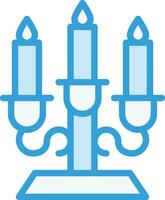 Candlestick Vector Icon Design Illustration