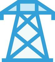 Electric Tower Vector Icon Design Illustration
