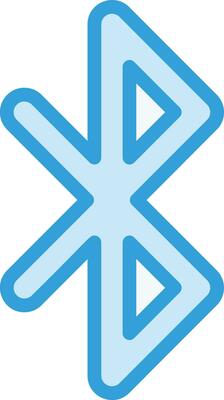 Bluetooth Vector Icon Design Illustration