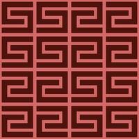 abstract seamless red pattern, traditional vase decoration in red color, chinese style, symmetric geometric abstract wallpaper, digital paper, textile, print, vector illustration