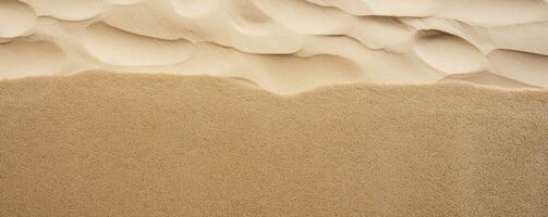 texture wallpaper of Fine beach sand in the summer sun, Generative AI photo