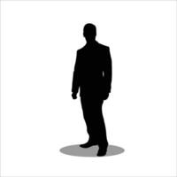 Men silhouette stock vector illustration