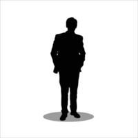 Men silhouette stock vector illustration