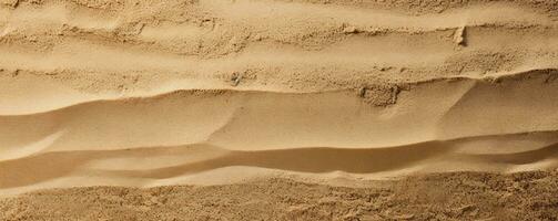 textura fondo de pantalla de multa playa arena en el verano sol, generativo ai foto