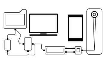 rayas tecnología circuito tablero vector concepto resumen antecedentes