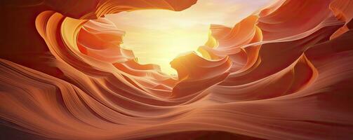 antílope cañón en Arizona - antecedentes viaje concepto, generativo ai foto