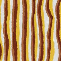 Hand drawn striped seamless pattern. Colorful vertical stripes with grunge texture in brown, yellow and white colors. vector