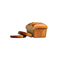 AI Generative loaf of breads on transparent background PNG image