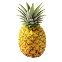 AI generated pineapple on transparent background PNG image