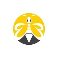 abeja icono y símbolo vector modelo ilustración