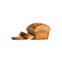 AI Generative loaf of breads on transparent background PNG image