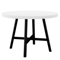 3d blanc café table png