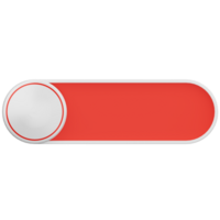 commutateur de bouton 3d illustration png