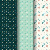 Spring pattern collection vector