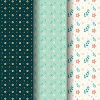 Spring pattern collection vector