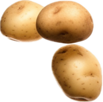 ai gerado queda fresco batatas png