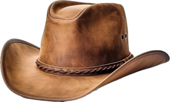 AI generated cowboy hat png