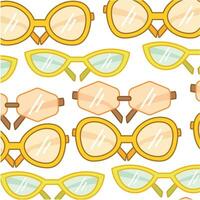 Trending sunglasses pattern background Vector illustration