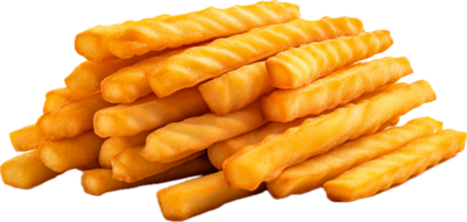 Pile of tasty cheese sticks png with AI generated.